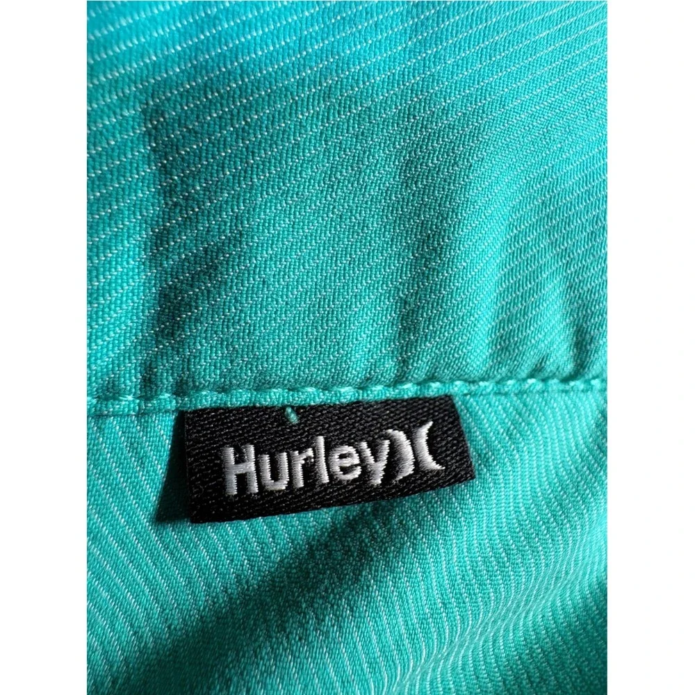 Hurley Hybrid Shorts Mens 32 Turquoise Excellent Buckle Exclusive 21 Outseam